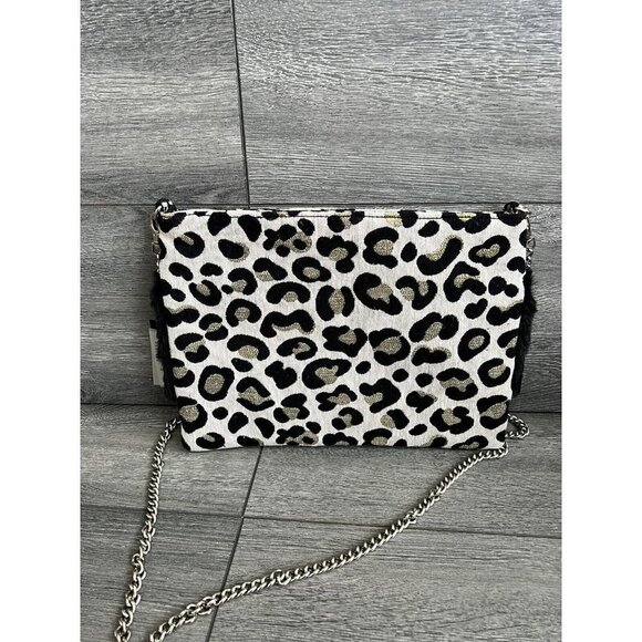 America and Beyond Faux Fur Convertible Clutch w/ Strap bag - Picture 4 of 10